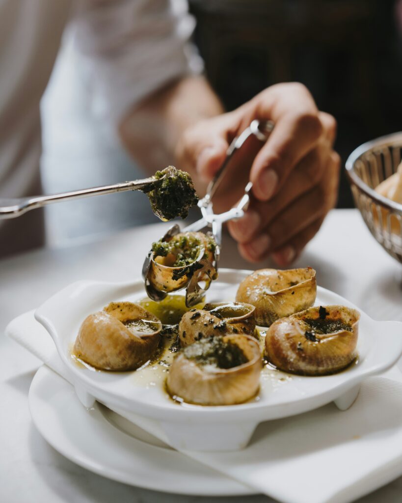 Cagouilles = a small grey snail is a classic Charentaise speciality - for the adventurous to try.