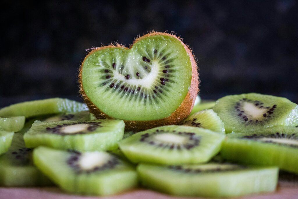 Sweet and juicy kiwis - a favourite summer menu item served at Chateau Charente creative retreats.