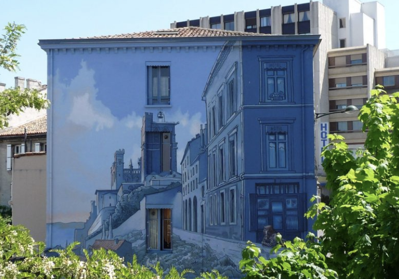 Angouleme, a city full of art located near Chateau Charente, the perfect place for art retreats.