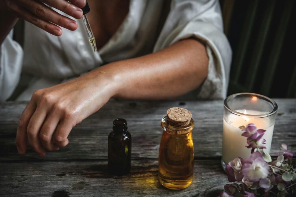 Chateau Charente wellness activites include aromatherapy workshops using flowers and herbs from the chateau garden.